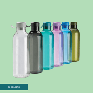 bouteille écologique personnalisable en plastique recyclé