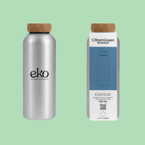 bouteille écologique simple paroi en aluminium