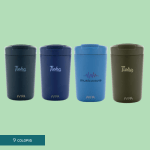 mug écologique personnalisé en acier inoxydable recyclé