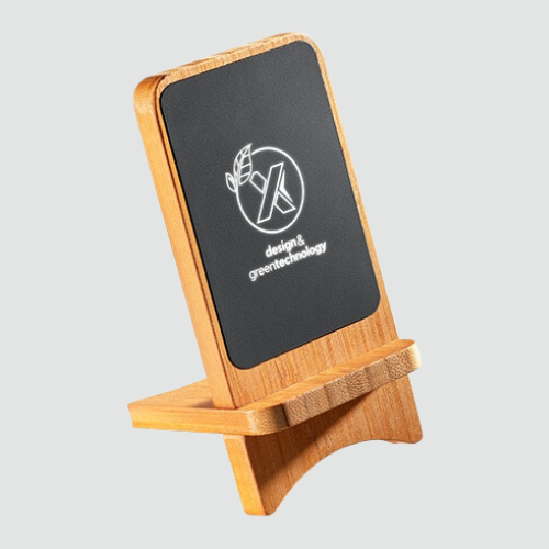 Station de charge avec logo lumineux