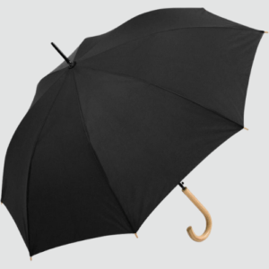 Parapluie standard Watersave en PET recyclé 105cm poignée canne bois