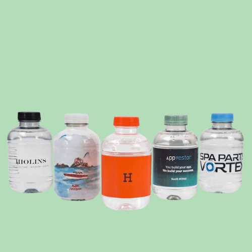 bouteille d'eau écologique personnalisée en PET recyclé