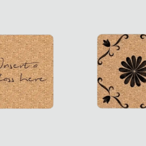 Sous-verres en bois ou liège