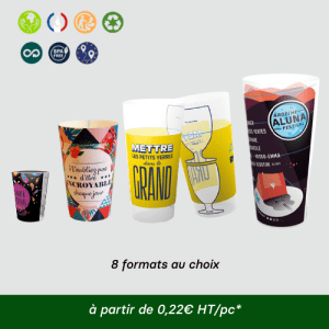 Gobelets réutilisables