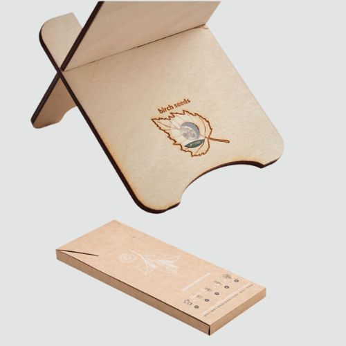 Support téléphone bois fabriqué en Europe