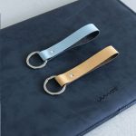 Porte-clés en cuir recyclé