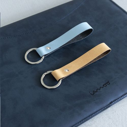 Porte-clés en cuir recyclé