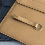 Porte-clés en cuir recyclé