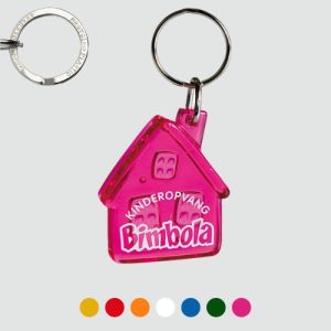 Porte-clés maison en plastique recyclé