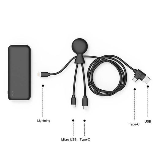 Pack câble et power bank écologiques