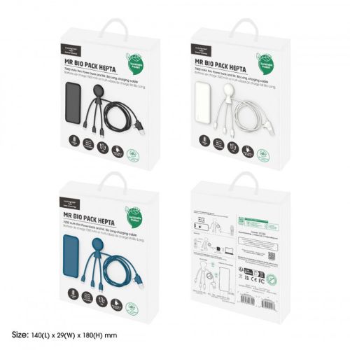 Pack câble et power bank écologiques