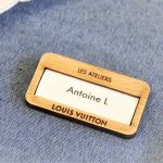 Badge en bois personnalisé