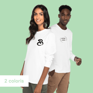 T-shirt BIO manches longues unisexe 180g - NS333