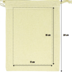 Pochon S coton bio 155g