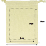Pochon XS coton bio 155g