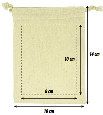 Pochon XS coton bio 155g
