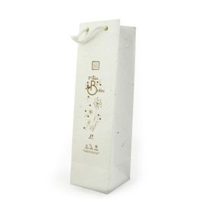 Sac papier graines bouteille